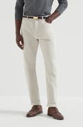 Brunello Cucinelli Garment-dyed denim trousers