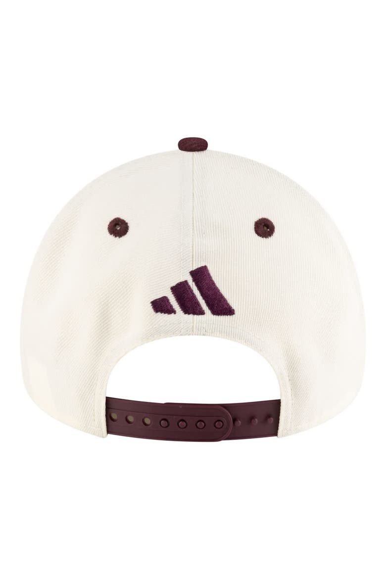 Men's New Era  Cream Texas A&M Aggies 9FORTY A-Frame Adjustable Hat, Alternate, color, Cream