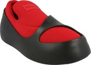FERRAGAMO Lunar Paneled Slip On Sneaker