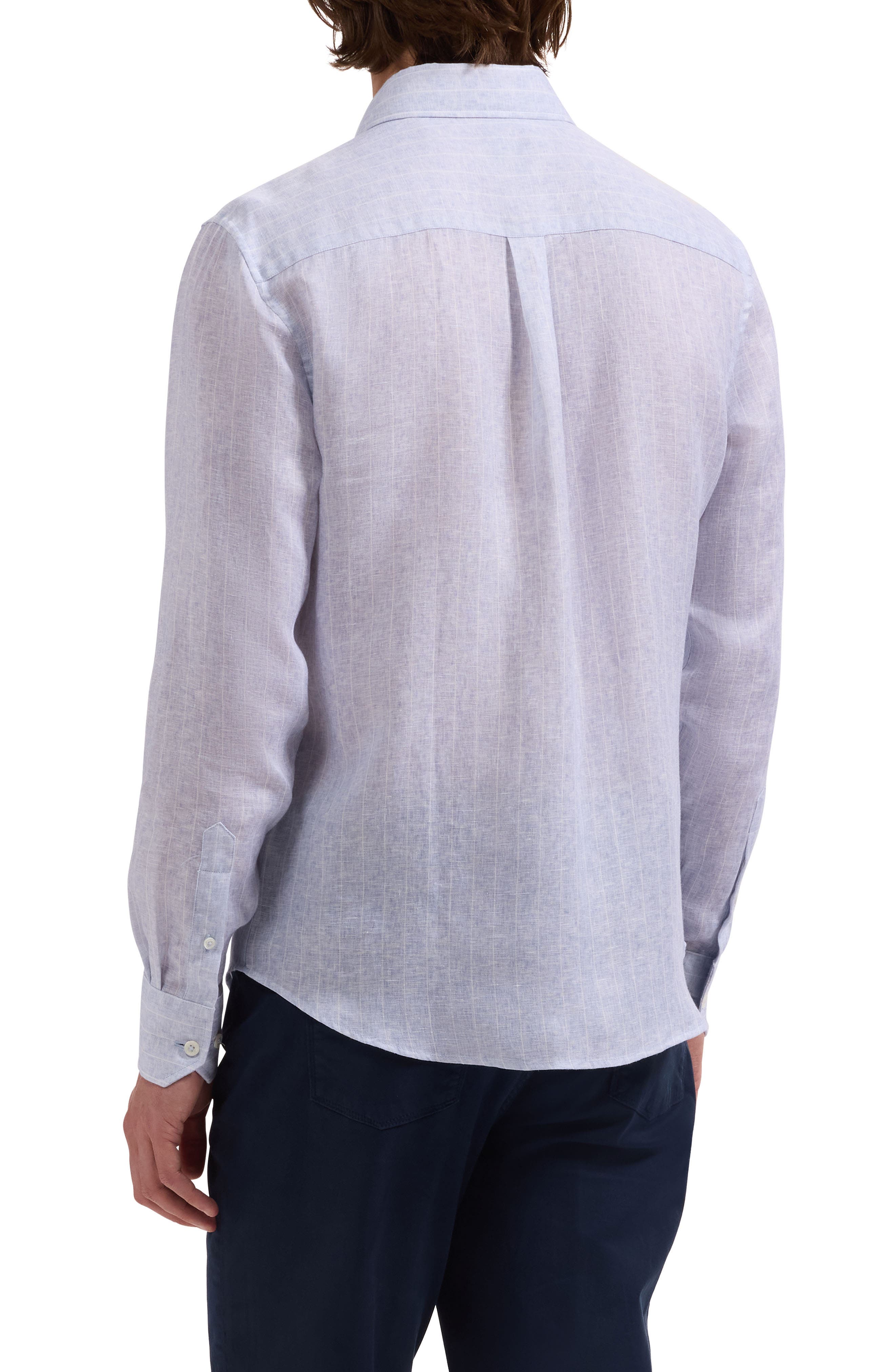 Jasper Linen Blend Button-Up Shirt - image 2