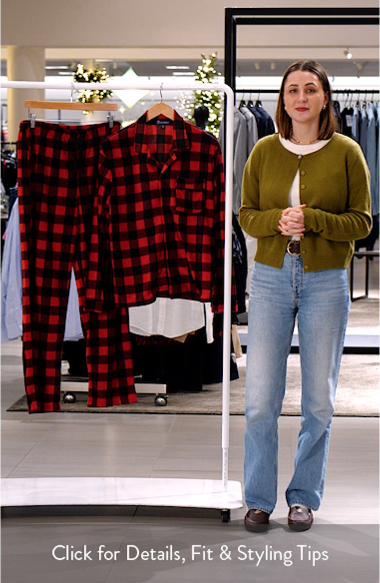 Buffalo Check Fleece Pajamas, sales video thumbnail