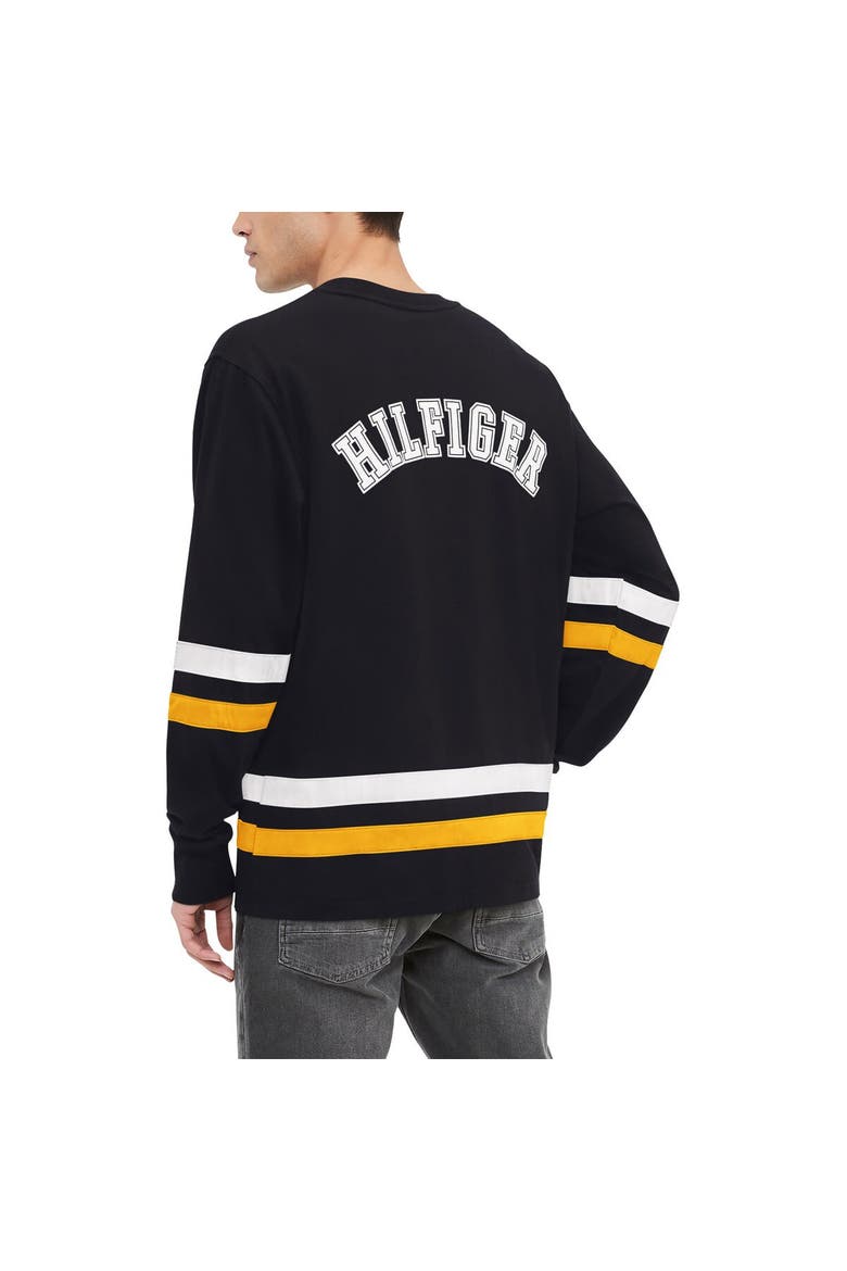 Men's Tommy Hilfiger Black Pittsburgh Penguins Nolan Long Sleeve T-Shirt, Alternate, color, Black