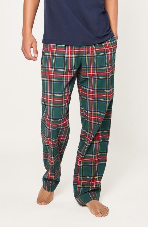 Brushed Twill Pajama Pants