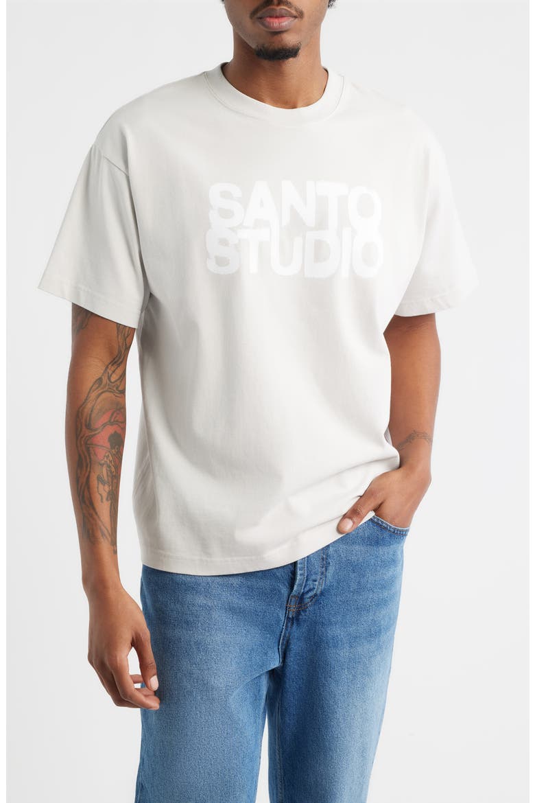 Fullprint Drappo Graphic T-Shirt, Main, color, GREY