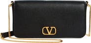 Valentino Garavani VLOGO Signature Leather Crossbody Pouch Bag