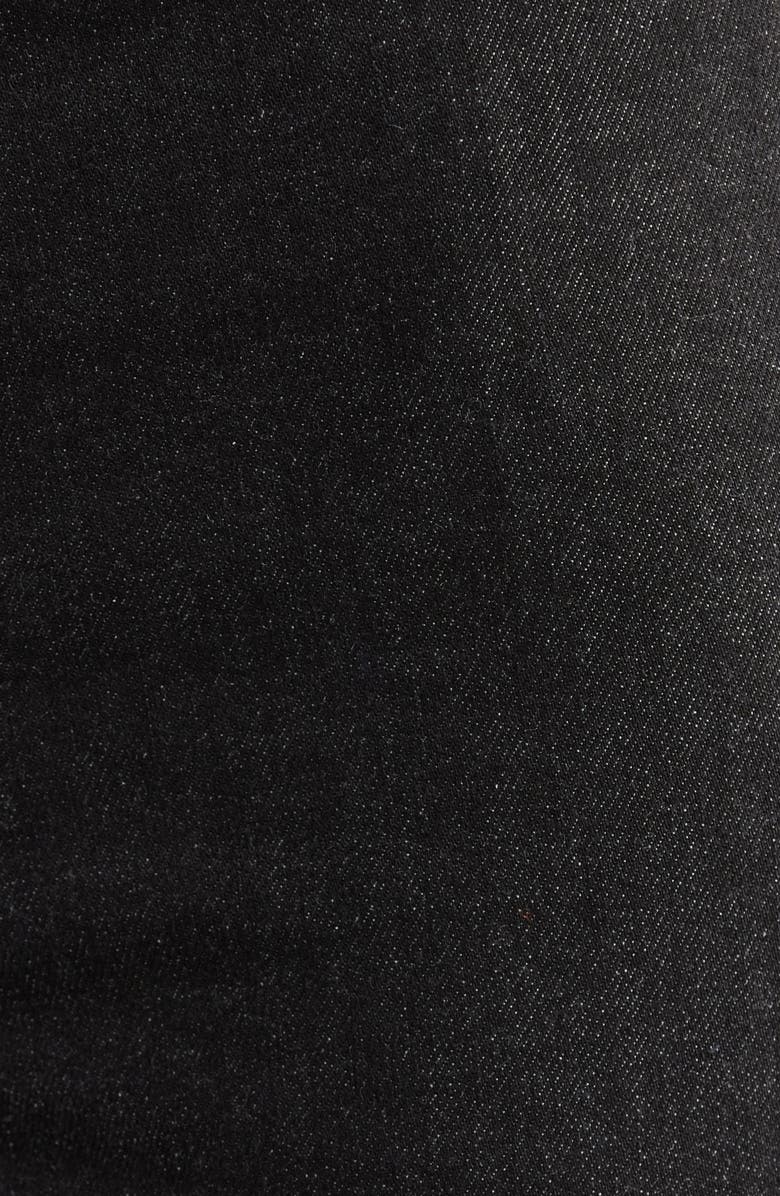 Billabong Free Fall Stretch Crop Wide Leg Jeans, Alternate, color, Black Rinse