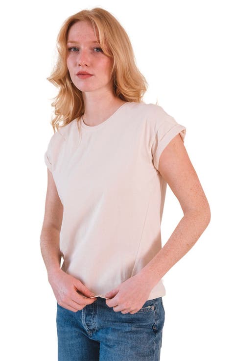 Jane Cuffed Hemp Tee