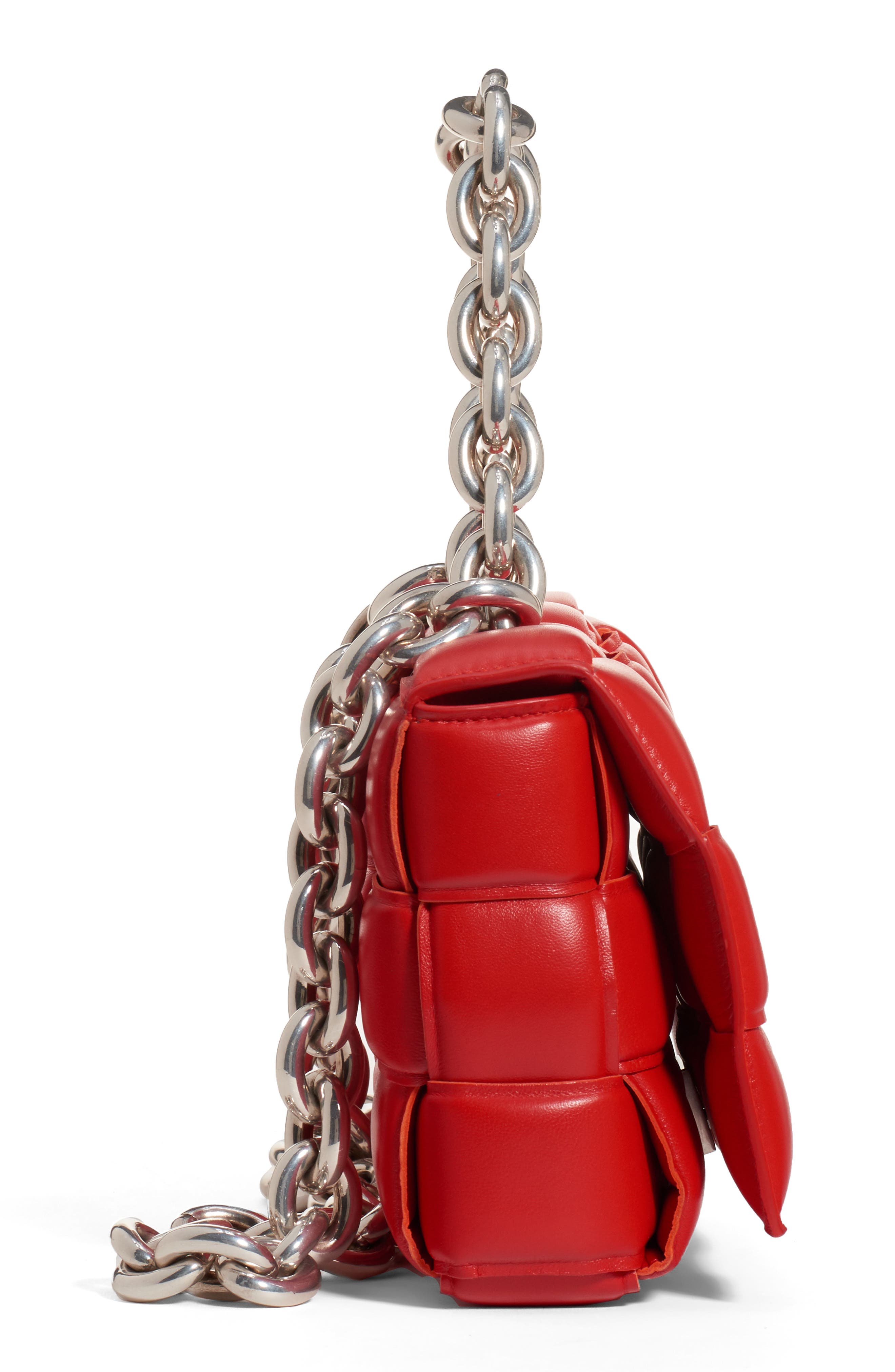 The Chain Cassette Bag, Alternate, color, NAIL POLISH/ SILVER