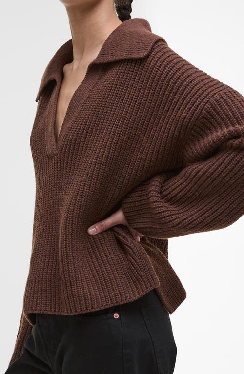 Barbour Robyn Knitted Sweater In Brown