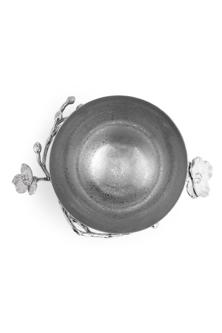 Silver Orchid Small Bowl, Alternate, color, SILVER