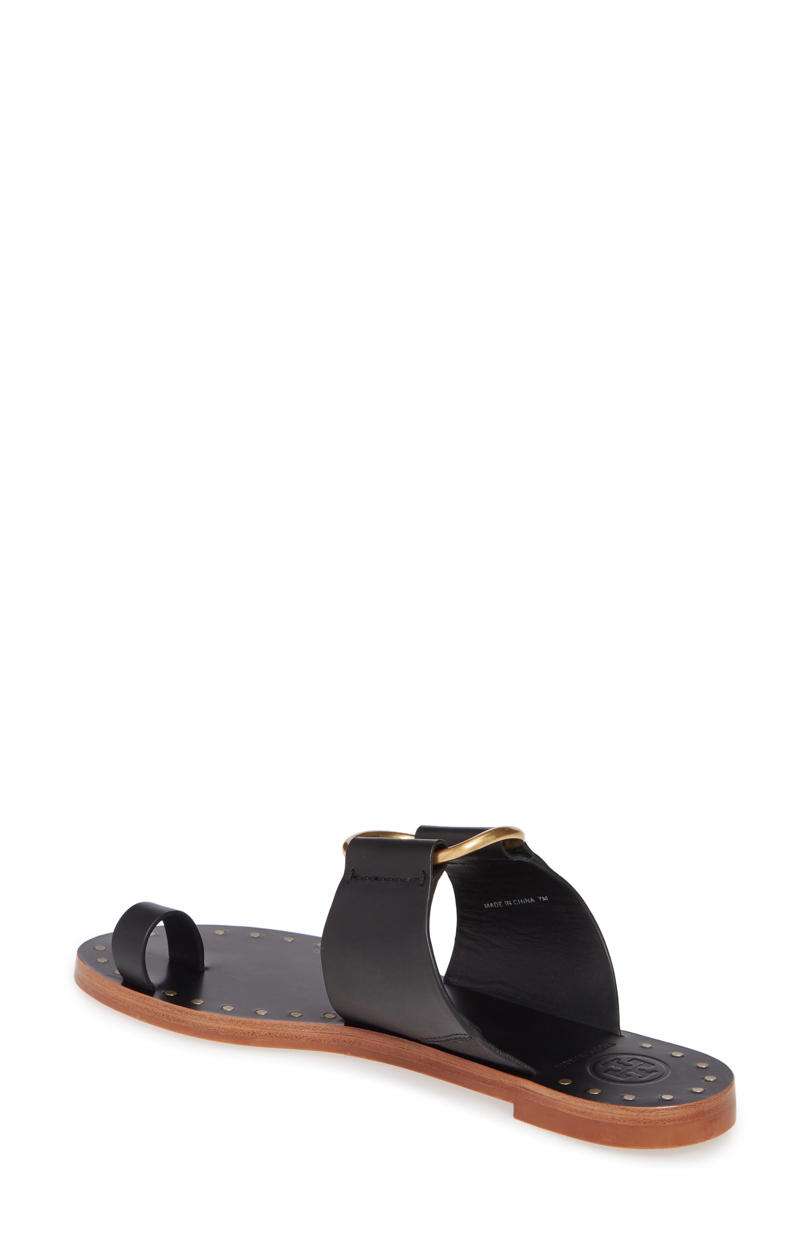 Tory Burch Ravello Toe Ring Sandal, Alternate, color, 