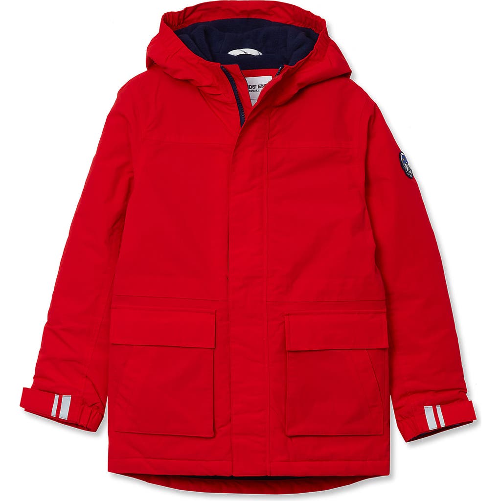 Lands' End Kids Squall Waterproof Insulated Winter Parka In Red