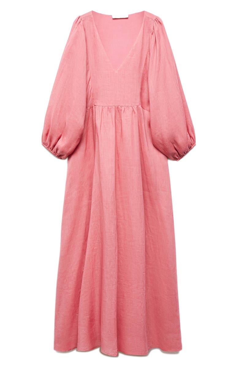 MANGO V-Neck Maxi Dress, Alternate, color, 