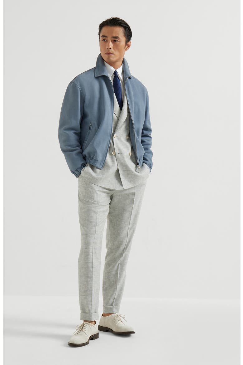 Uconstructed blazer, Alternate, color, Pearl Grey