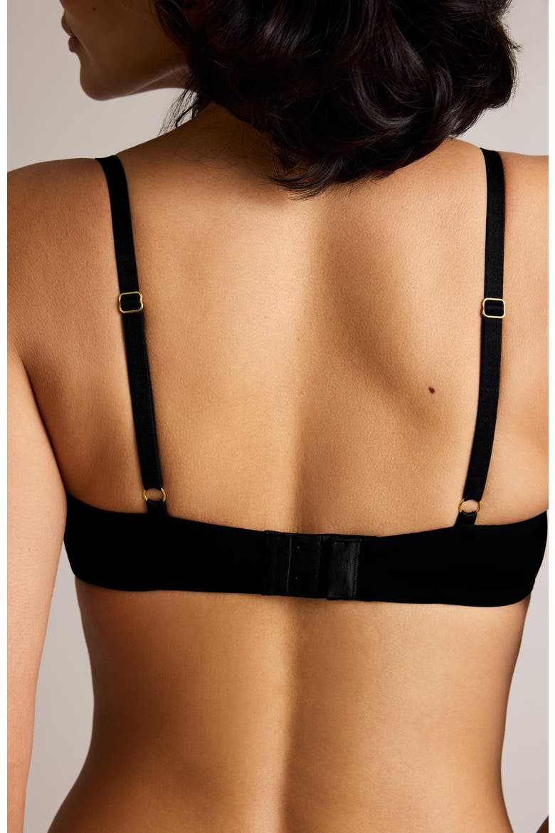 Cameo Balconette Lift Up Bra, Alternate, color, Black