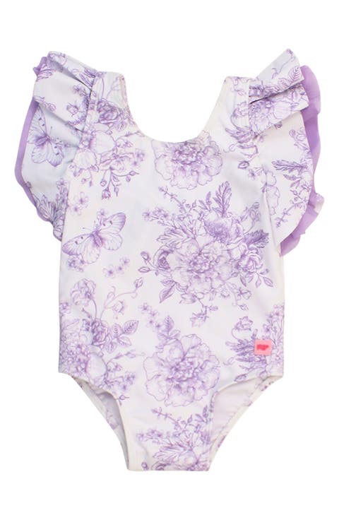 Wisteria Butterfly Garden One-Piece Swimsuit (Baby)