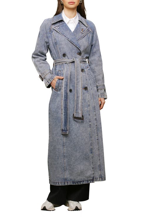 Women's Denim Trench Coats | Nordstrom