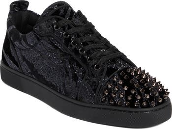 ルブタン スニーカー シューズ Louis Junior Spikes Orlato Christian Louboutin Mens Louis Junior Spikes Orlato Flat Low