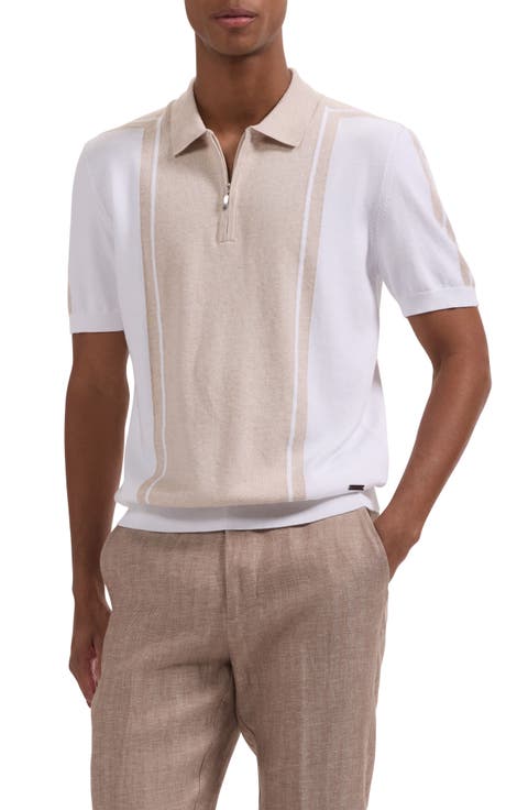 Quarter Zip Polo Sweater