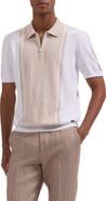 Bugatchi Quarter Zip Polo Sweater