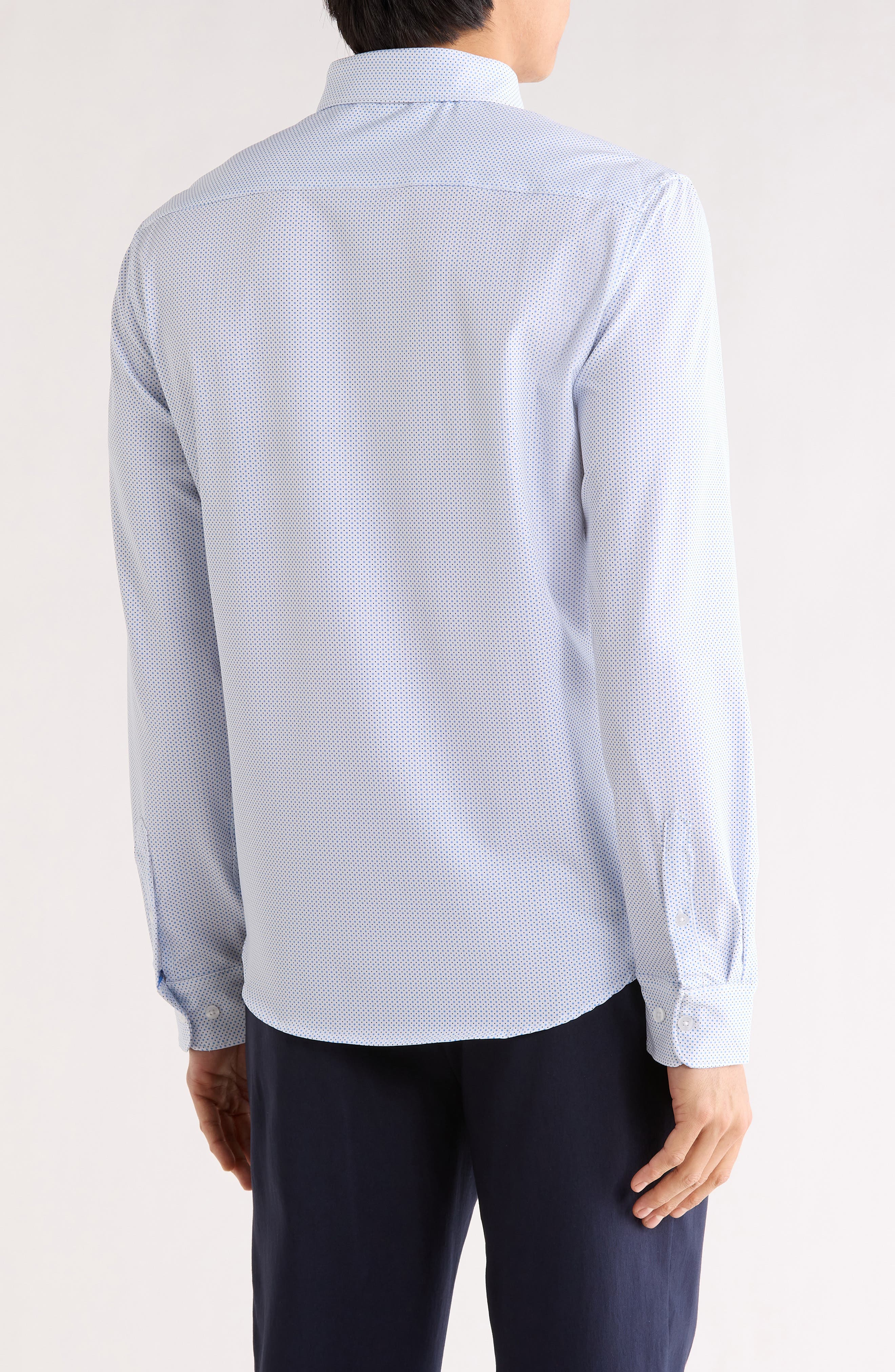 Micro Dot Tech Dress Shirt - image 2