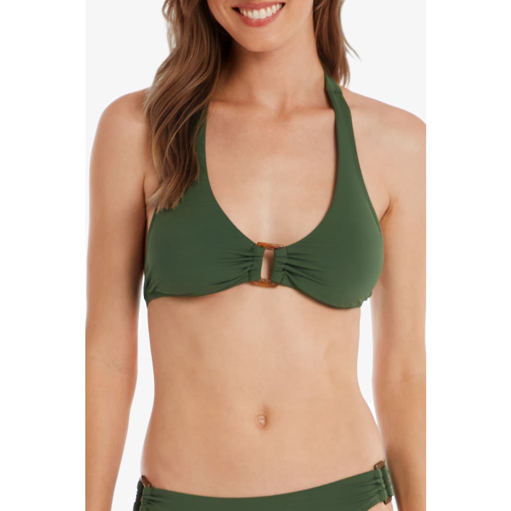 Helen Jon Tortoise Halter In Green