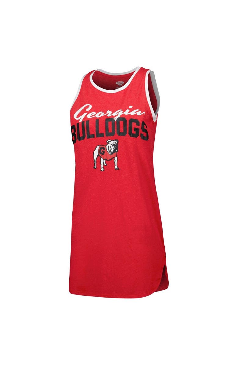CONCEPTS SPORT Women's Concepts Sport Red Georgia Bulldogs Tank Nightshirt, Alternate, color,