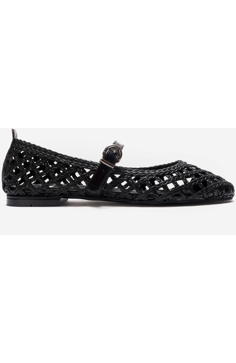 Prologue Shoes Doux Woven Ballet Flat, Alternate, color, Black
