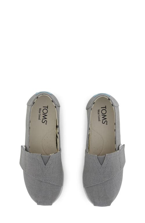 Toms Kids' Alpargata Sneaker In Grey