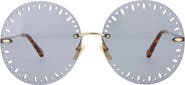 Chloé Novelty 63mm Oversize Round Sunglasses