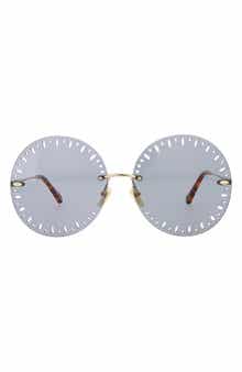 Chloé Novelty 63mm Oversize Round Sunglasses
