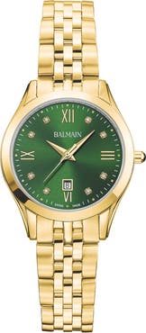 Balmain Classic R Diamond Bracelet Watch, 30mm