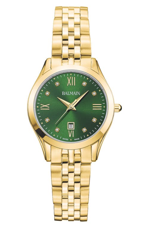 Balmain Classic R Diamond Bracelet Watch, 30mm