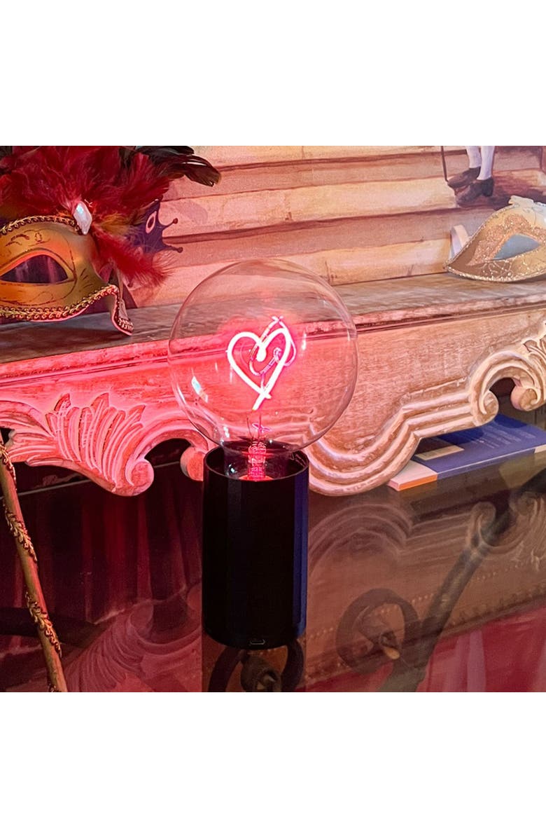 MITB Heart Portable Table Lamp, Alternate, color, Olive