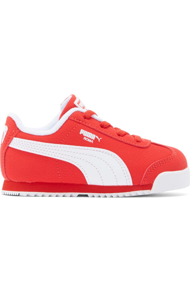 PUMA Kids' Roma Reversed Sneaker, Alternate, color, For All Time Red-Puma White