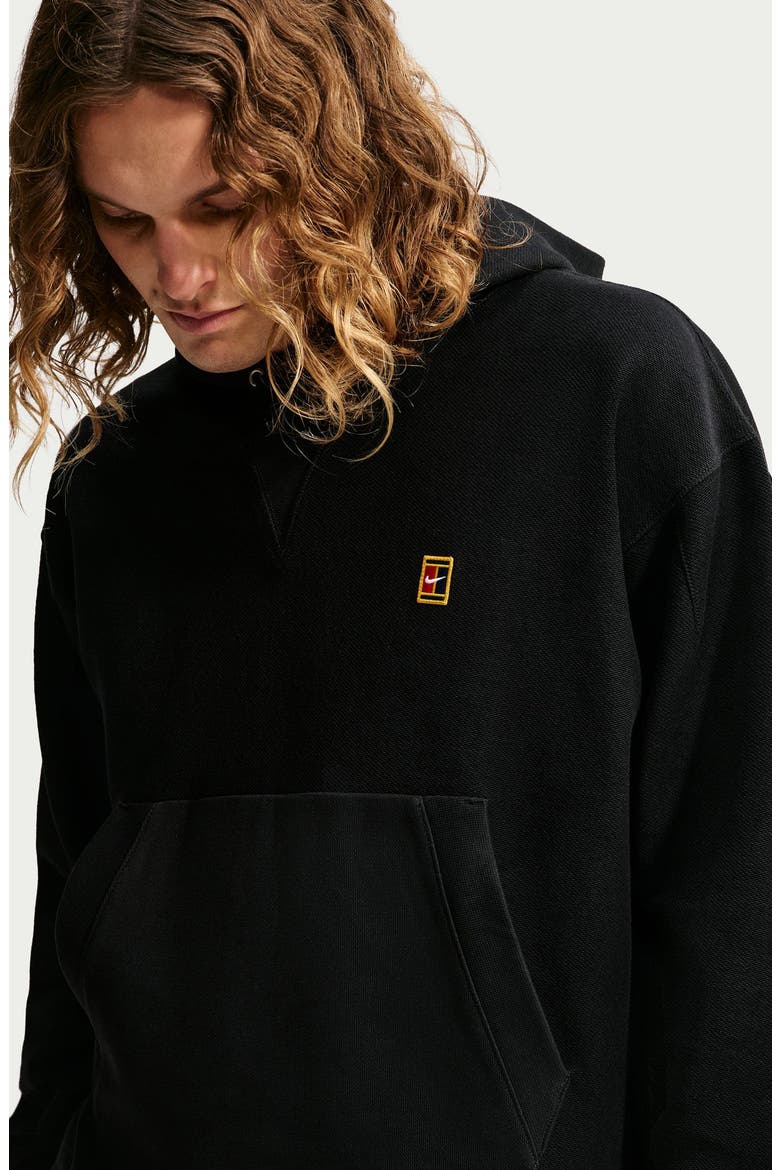 Club Rules Fleece Hoodie, Alternate, color, BLACK/ SAIL