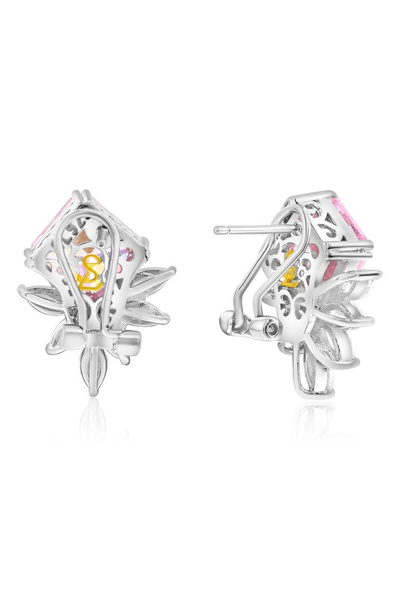 SUZY LEVIAN Gala Firework Cubic Zirconia Stud Earrings, Alternate, color, Pink