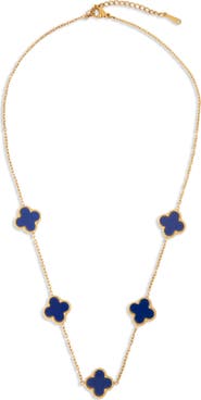 SAACHI Clover Charm Necklace