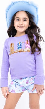 Preppy Goose Plush Wild West loungewear Shorts