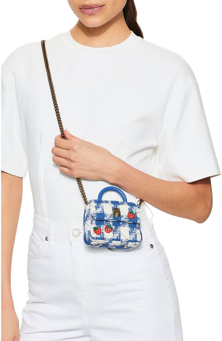 Kurt Geiger London Micro Kensington Top Handle Bag, Alternate, color,