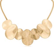 JARDIN Overlapping Oval Snake Chain Necklace