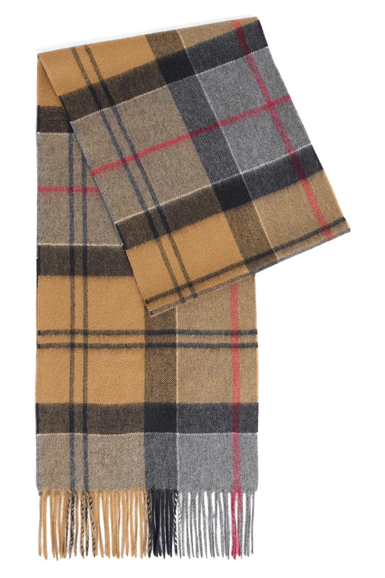 Tartan Cashmere Scarf, Alternate, color, DRESS TARTAN