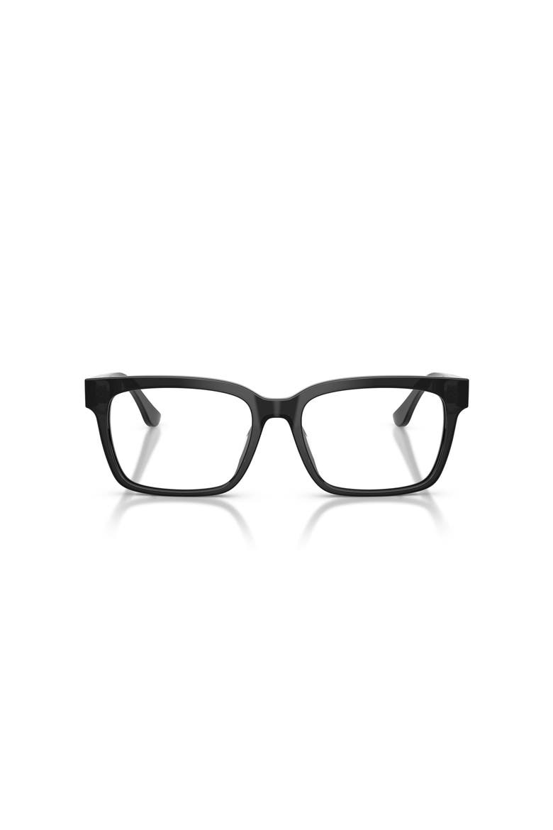 53mm Rectangle optical glasses, Alternate, color, Black