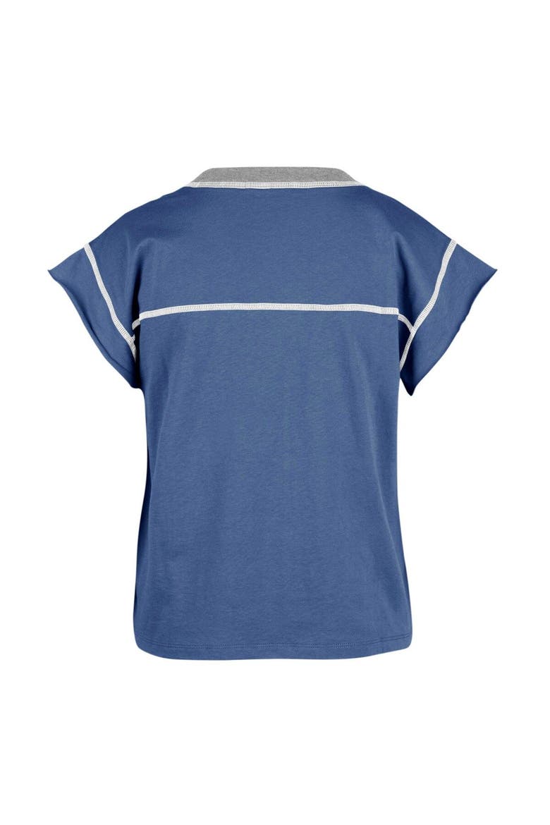 Women's '47 Royal Kentucky Wildcats Sound Up Maya Cutoff T-Shirt, Alternate, color, Royal