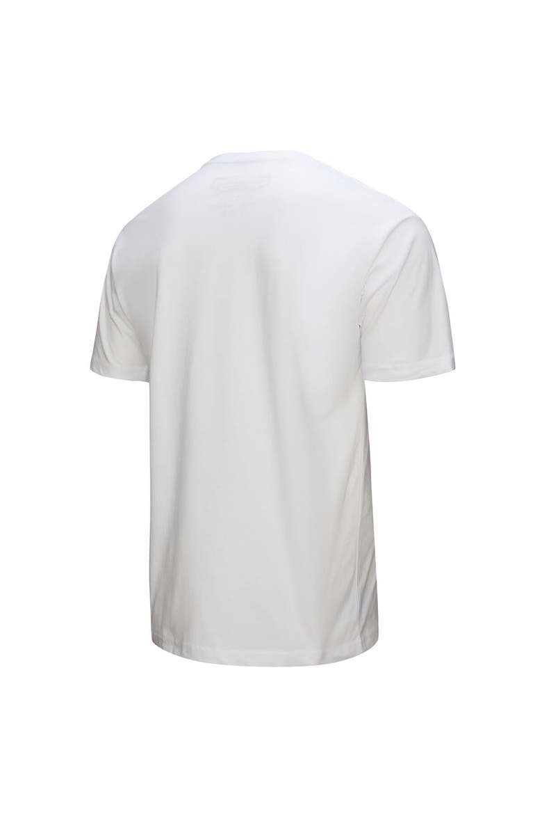 Men's Mitchell & Ness Magic Johnson White Los Angeles Lakers Hardwood Classics Chalked Up T-Shirt, Alternate, color, White