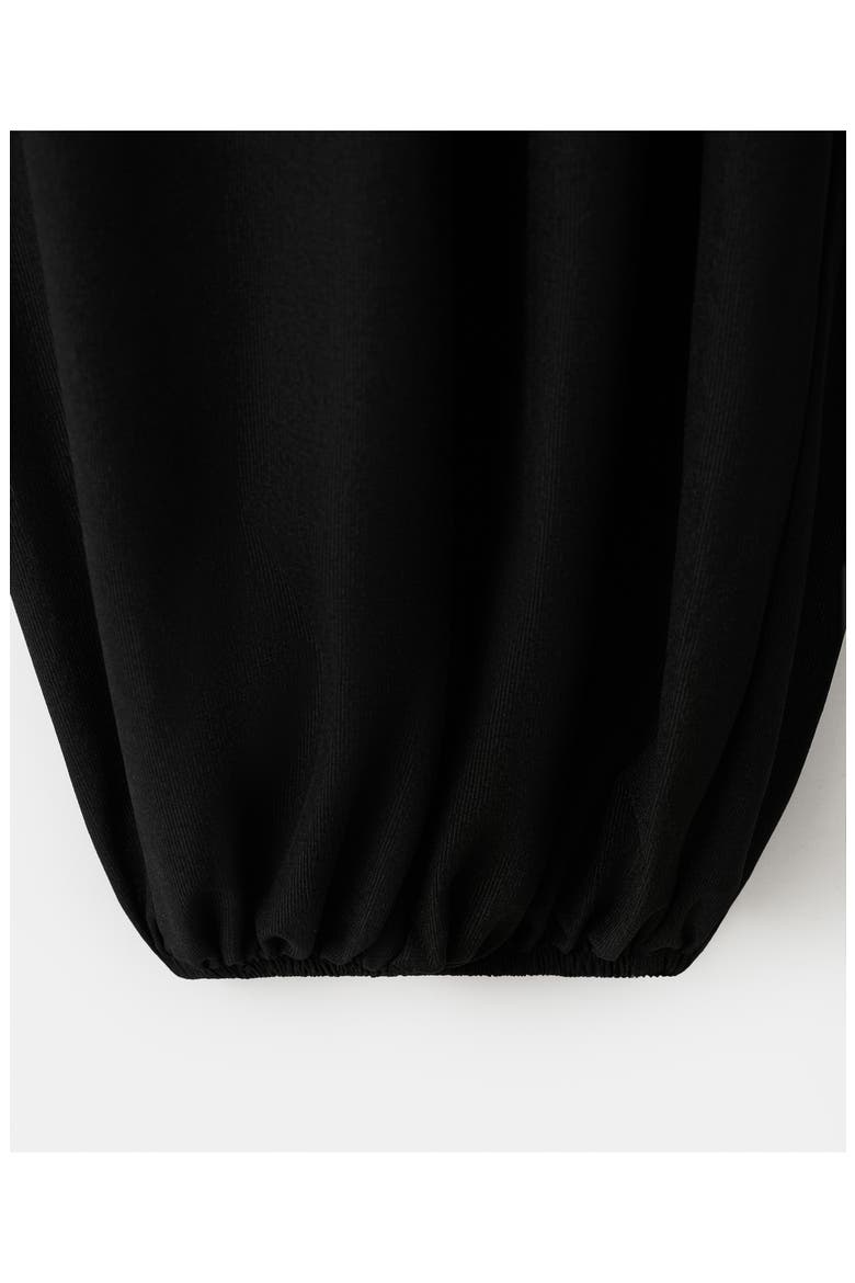 Pleated Balloon Pants, Alternate, color, BLACK