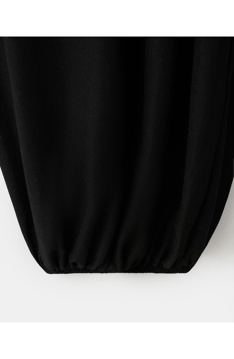 MANGO Pleated Balloon Pants, Alternate, color, Black