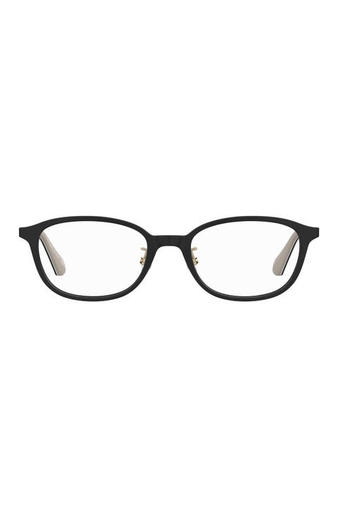 aisha 51mm oval optical glasses