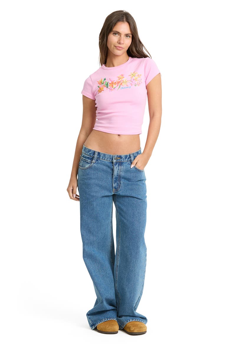 Wonderful Garden Graphic Cotton Crop T-Shirt, Alternate, color, PRISM PINK