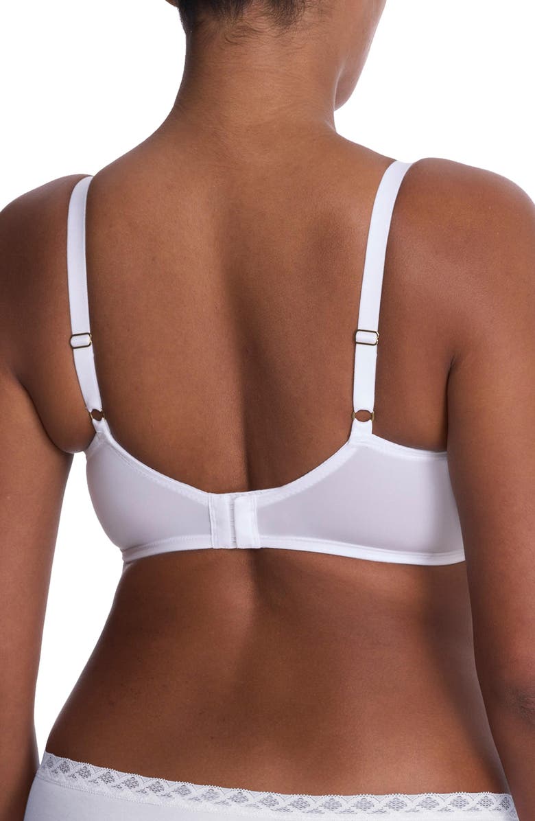 Natori Statement Lace Side Support Bra, Alternate, color, White